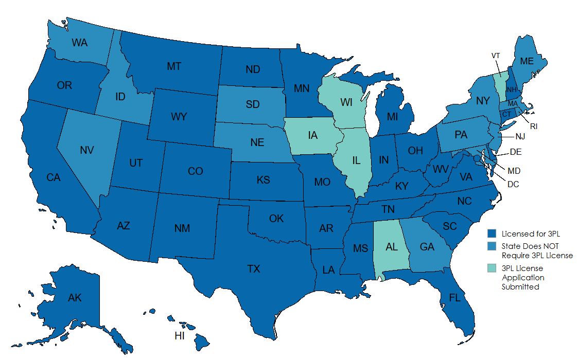 License Map